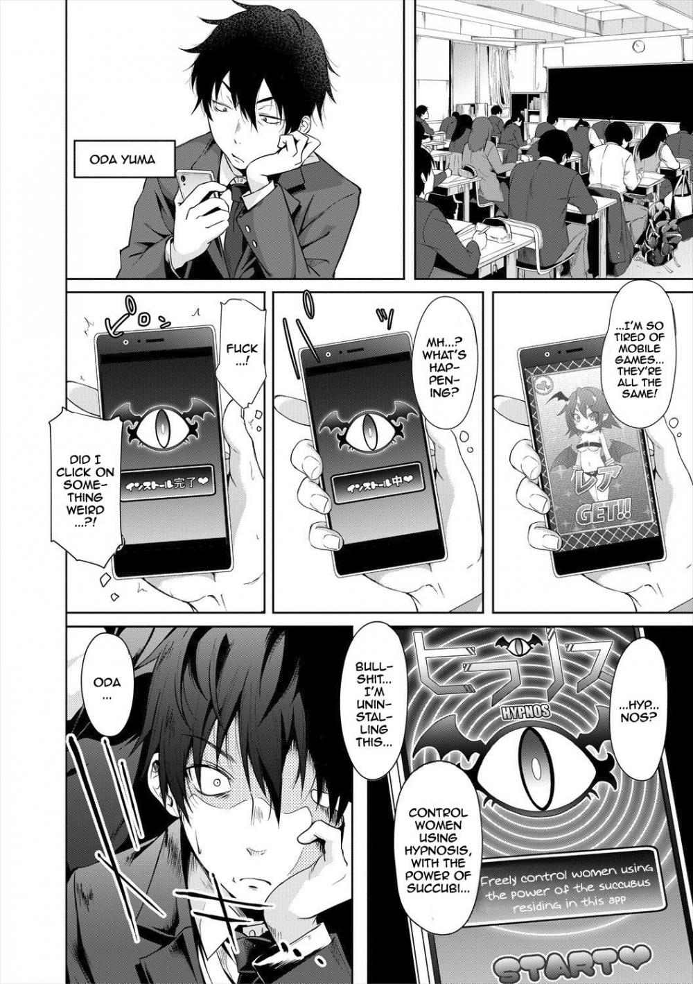 Hentai Manga Comic-Succubus Appli (School Hypno)-Chapter 2-2